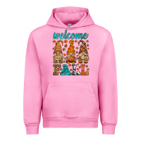 Fuchsia Pink welcome fall gnome Urban Hoodie - HRA Design Shop
