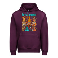 Mauve Wine welcome fall gnome Urban Hoodie - HRA Design Shop