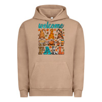 Pigment Burro welcome fall gnome Urban Hoodie - HRA Design Shop