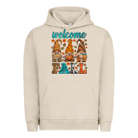 Pigment French Oak welcome fall gnome Urban Hoodie - HRA Design Shop