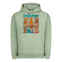 Pigment Oil Green welcome fall gnome Urban Hoodie - HRA Design Shop