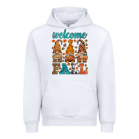 White welcome fall gnome Urban Hoodie - HRA Design Shop