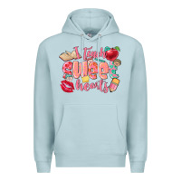Blue Mist i teach sweet hearts valentine's day teacher Premium Hoodie - FaDigitalArtStudio