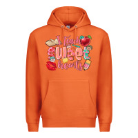 Carrot i teach sweet hearts valentine's day teacher Premium Hoodie - FaDigitalArtStudio