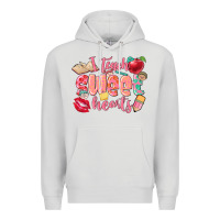 Dove Grey i teach sweet hearts valentine's day teacher Premium Hoodie - FaDigitalArtStudio