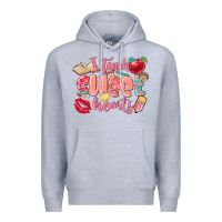 Heather Grey i teach sweet hearts valentine's day teacher Premium Hoodie - FaDigitalArtStudio