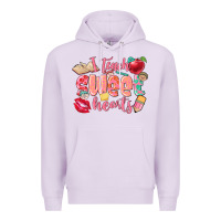 Lilac i teach sweet hearts valentine's day teacher Premium Hoodie - FaDigitalArtStudio