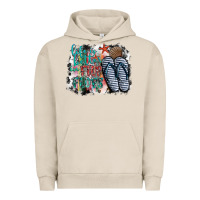 Pigment French Oak life is better in fılp flops Urban Hoodie - SublimationCraftShop