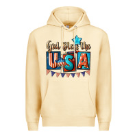 Pina Colada God bless the USA 4th of july Premium Hoodie - CowGirlArtShop