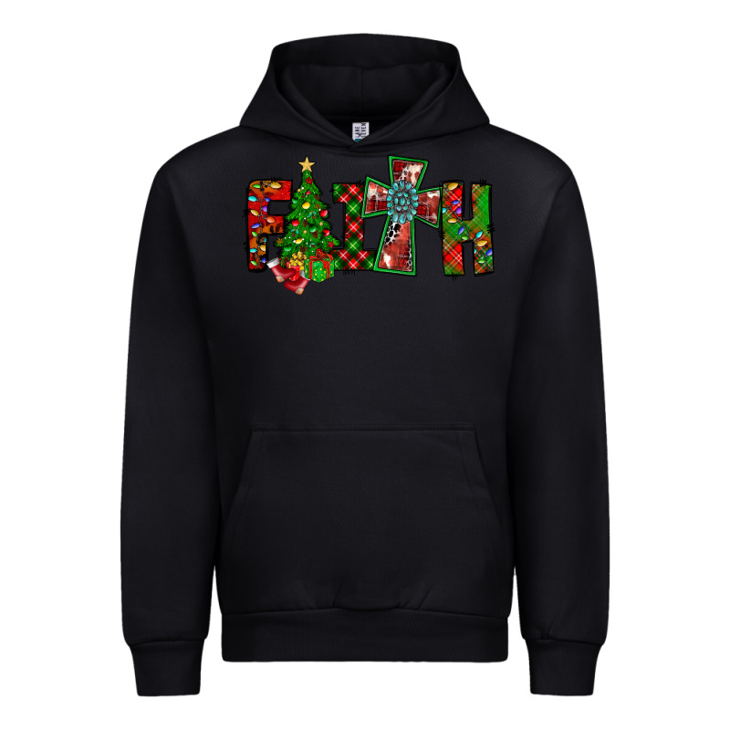 Christmas Faith With Cross Urban Hoodie by CowhideDigitalArt | Teevron