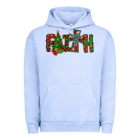 Pigment Grape Ice christmas faith with cross Urban Hoodie - CowhideDigitalArt