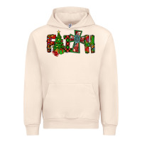 Sandshell christmas faith with cross Urban Hoodie - CowhideDigitalArt