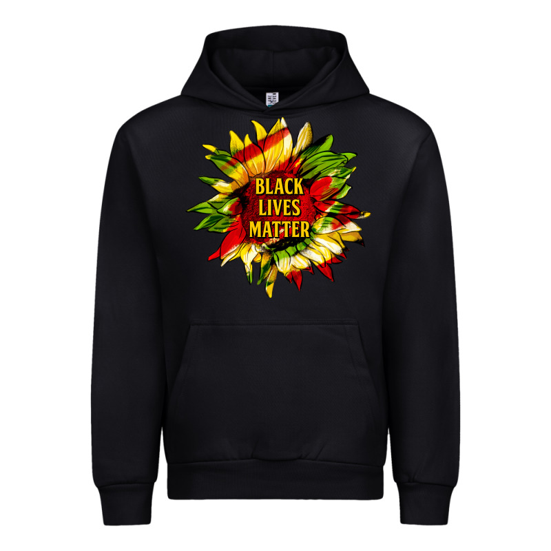 Black Lives Matter Sunflower Urban Hoodie by HRA Design Shop | Teevron