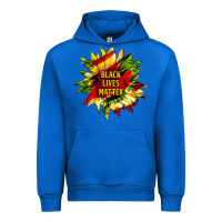 Cobalt black lives matter sunflower Urban Hoodie - HRA Design Shop