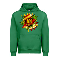 Emerald black lives matter sunflower Urban Hoodie - HRA Design Shop