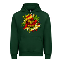 Forest Green black lives matter sunflower Urban Hoodie - HRA Design Shop