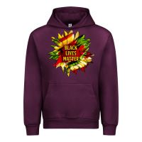 Mauve Wine black lives matter sunflower Urban Hoodie - HRA Design Shop