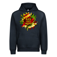 Navy black lives matter sunflower Urban Hoodie - HRA Design Shop