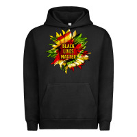 Pigment Black black lives matter sunflower Urban Hoodie - HRA Design Shop