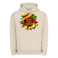 Pigment French Oak black lives matter sunflower Urban Hoodie - HRA Design Shop
