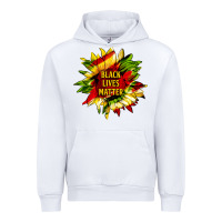 White black lives matter sunflower Urban Hoodie - HRA Design Shop
