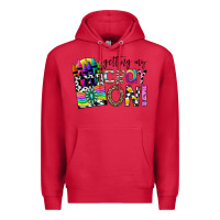 Cardinal getting my cray on Premium Hoodie - CowhideDigitalArt