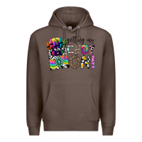 Coffee getting my cray on Premium Hoodie - CowhideDigitalArt