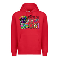 Red getting my cray on Premium Hoodie - CowhideDigitalArt