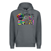 Rock getting my cray on Premium Hoodie - CowhideDigitalArt