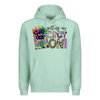 Seafoam getting my cray on Premium Hoodie - CowhideDigitalArt