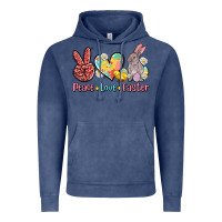 Vintage Denim peace love easter Vintage Hoodie - AdoDesignShop