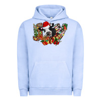 Pigment Grape Ice Christmas Joy Cow Urban Hoodie - CowhideDigitalArt