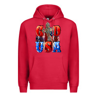 Cardinal God bless the USA  4th of july Premium Hoodie - CowGirlArtShop