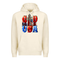 Tofu God bless the USA  4th of july Premium Hoodie - CowGirlArtShop