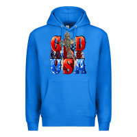 True Royal God bless the USA  4th of july Premium Hoodie - CowGirlArtShop