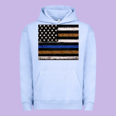 Back To Blue Usa Flag Leopard Police 20oz Tumbler Urban Hoodie Designed By Neo Western