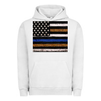 Pigment Lunar Rock Back to blue USA flag leopard police 20oz tumbler Urban Hoodie - Neo Western