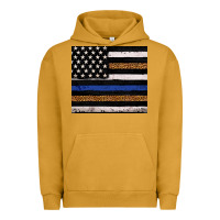 Pigment Peanut Butter Back to blue USA flag leopard police 20oz tumbler Urban Hoodie - Neo Western