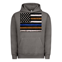 Pigment Tornado Back to blue USA flag leopard police 20oz tumbler Urban Hoodie - Neo Western