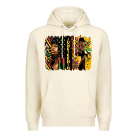Sandshell juneteenth brush stroke Premium Hoodie - HRA Design Shop