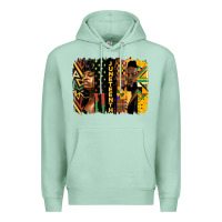 Seafoam juneteenth brush stroke Premium Hoodie - HRA Design Shop