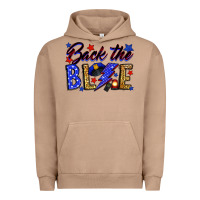 Pigment Burro Back the blue with lightning bolt Urban Hoodie - Neo Western