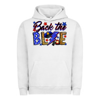 Pigment Lunar Rock Back the blue with lightning bolt Urban Hoodie - Neo Western