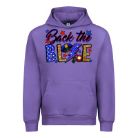 Tulip Back the blue with lightning bolt Urban Hoodie - Neo Western