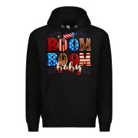 Black Boom boom baby Premium Hoodie - Neo Western