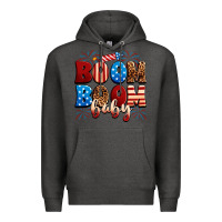Charcoal Heather Boom boom baby Premium Hoodie - Neo Western