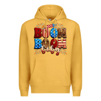 Mustard Boom boom baby Premium Hoodie - Neo Western