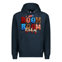 Navy Boom boom baby Premium Hoodie - Neo Western