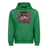 Emerald Born to be free 4th of July Urban Hoodie - CowGirlArtShop