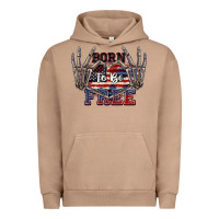 Pigment Burro Born to be free 4th of July Urban Hoodie - CowGirlArtShop